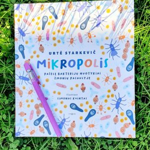 Knyga vaikams – Mikropolis (su autorės parašu ir palinkėjimu)